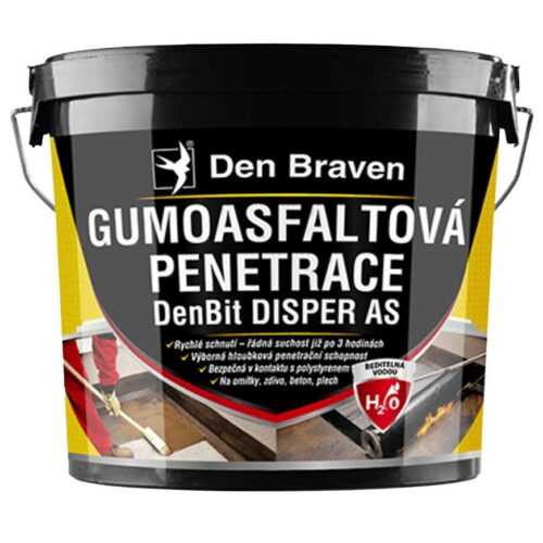 Gumoasfaltová penetrace DenBit DISPER AS 5 kg Den Braven