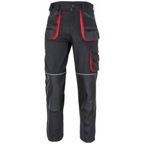 Kalhoty FF Carl be-01-003 černá/červená 60 CERVA