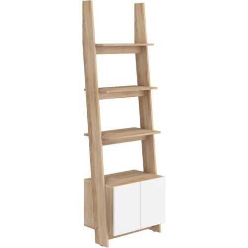 Regál Rack 60cm 1D Dub Sonoma/Bílá BAUMAX