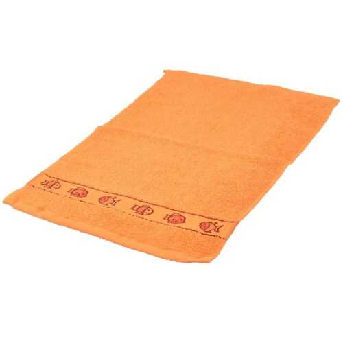 Ručník kids oranžový 30x50 420g/m2 VESNA