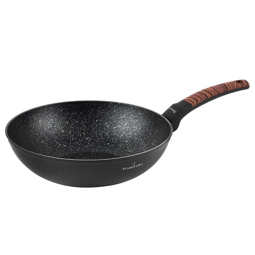 Pánev wok 28x8cm Starke PK Archie Wooden AER+