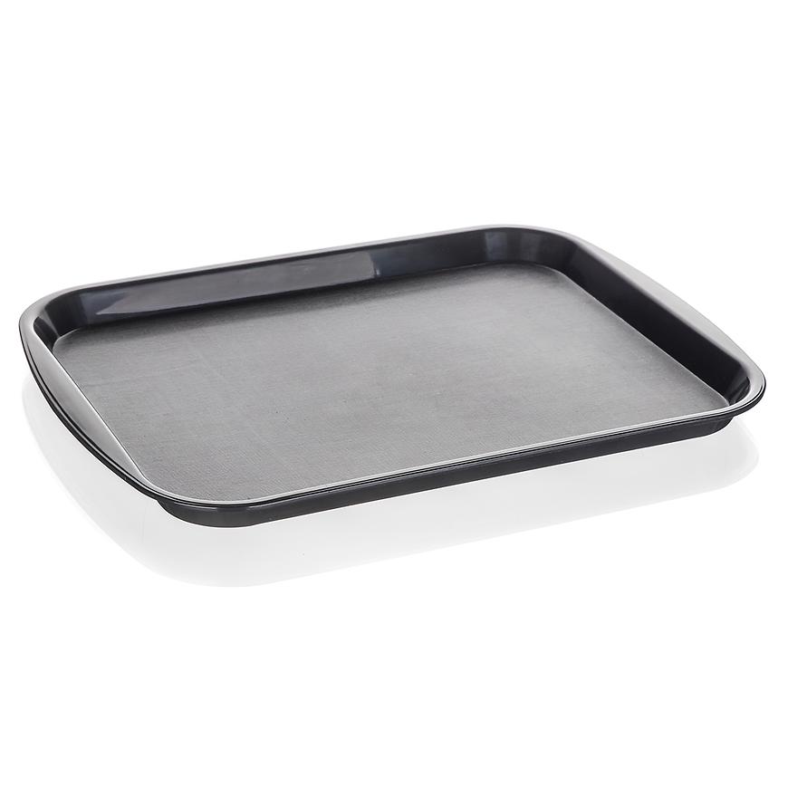 Tác plast Culinaria 35x26x2 cm černý 12824011