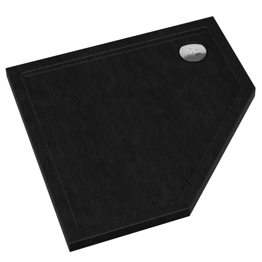 Vanička pětiúhelníkový Caspar New Black Stone 90x90x5 - 3.2398/C/St SCHEDPOL