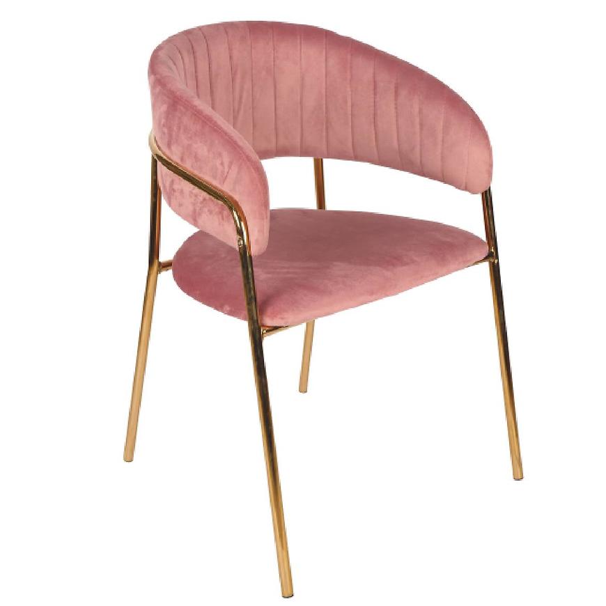 Židle Glamour Růžový Baumax