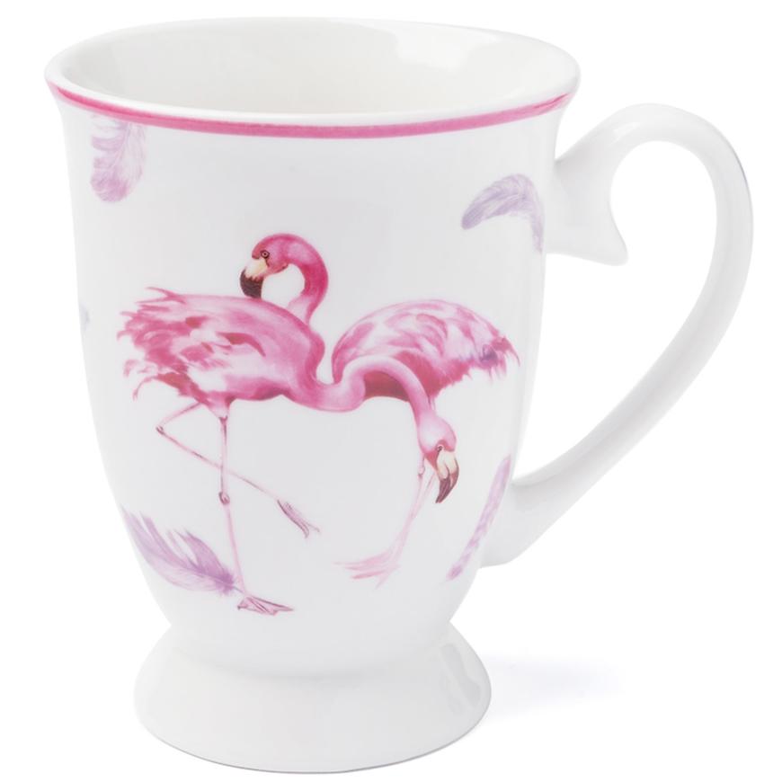 Porcelánový hrníček na nožce Flamingo 320ml Baumax