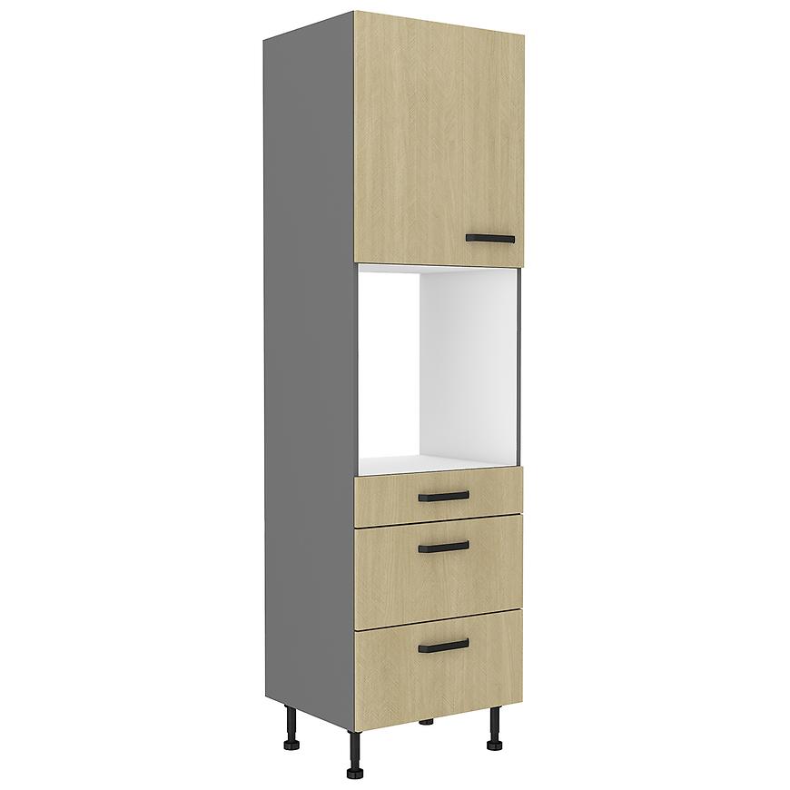 Kuchyňská Skříňka SCANDI jedle/antracit 60dps-215 1f 3s Baumax