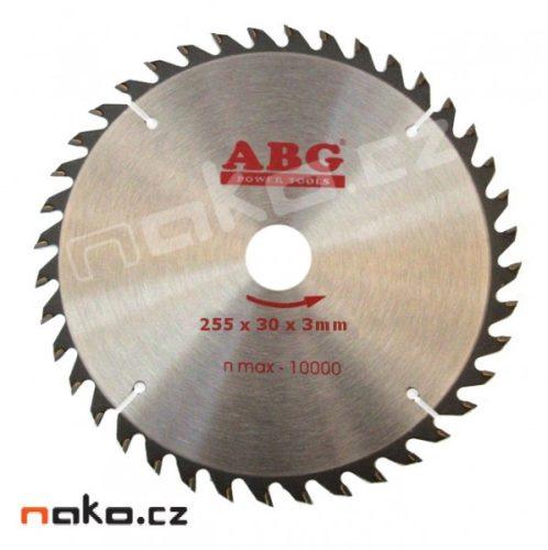 ABG pilový kotouč 255x3x30mm 40z střídavý šikmý zub 06060316