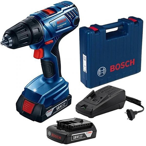 BOSCH GSB180LI aku příklepová vrtačka 18V/2x2