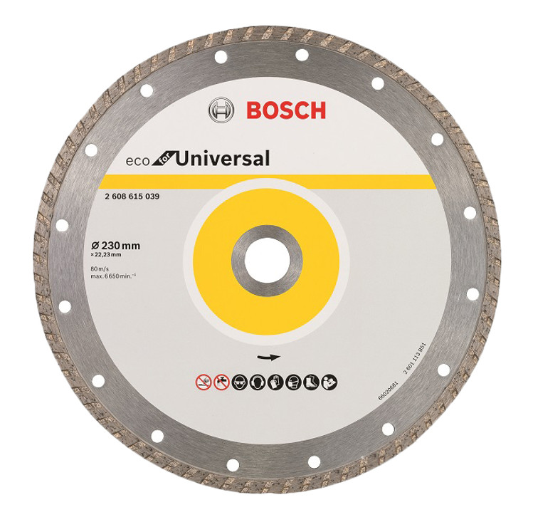 BOSCH diamantový řezací kotouč Eco for Universal TURBO 230x22mm 2608615039