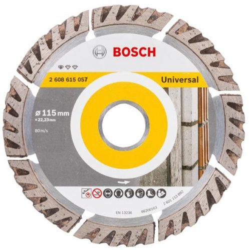 BOSCH diamantový řezací kotouč Standard for Universal 115x22mm 2608615057