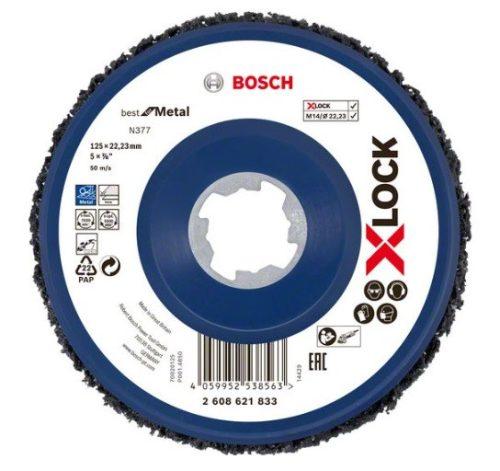 BOSCH porézní čistící kotouč na barvu 125mm N377 X-LOCK 2608621833