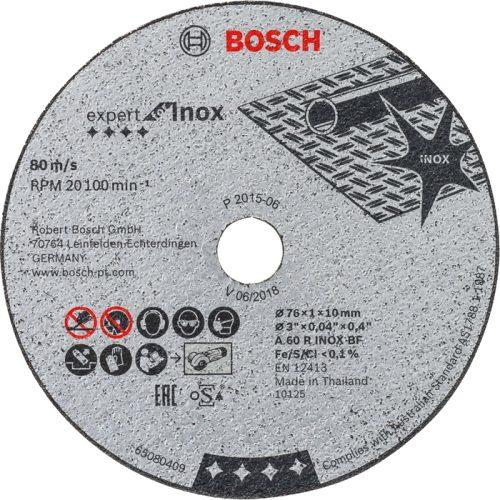 BOSCH rozbrušovací kotouče Expert for Inox 76mm pro GWS 12V-76