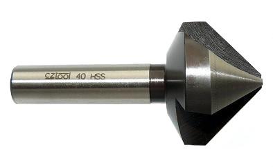 CZTOOL záhlubník 90° pr. 20.0 mm tříbřitý HSS 221625.2