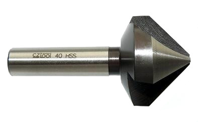 CZTOOL záhlubník 90° pr. 23.0 mm tříbřitý HSS 221625.2