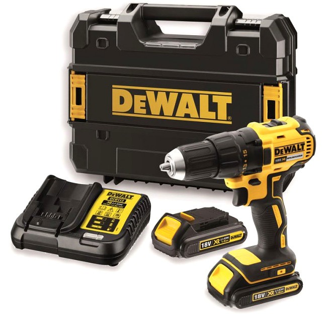 DeWALT DCD777S2T aku bezuhlíková vrtačka 18V XR Li-Ion 2x1