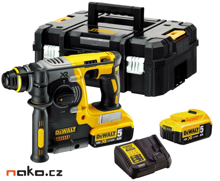 DeWALT DCH273P2T kombinované aku kladivo SDS+ 18V 2x5Ah XR LiIon T-stak