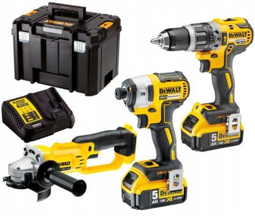 DeWALT DCK383P2T aku kombo sada DCD796+DCF887+DCG412 18V XR 2x5