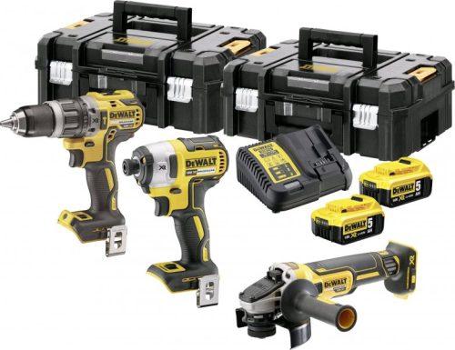 DeWALT DCK384P2T aku kombo sada DCD796+DCF887+DCG405 18V XR 2x5