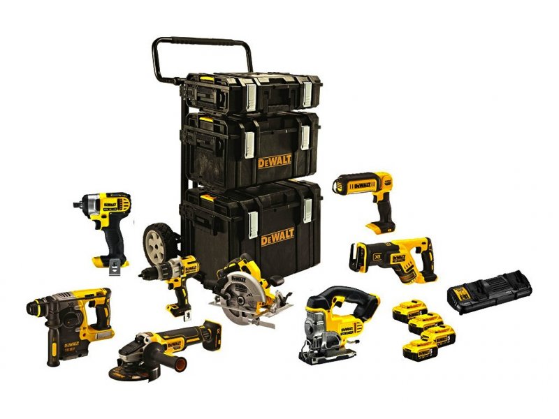 DeWALT DCK854P4-QW aku kombo sada 18V 4x5