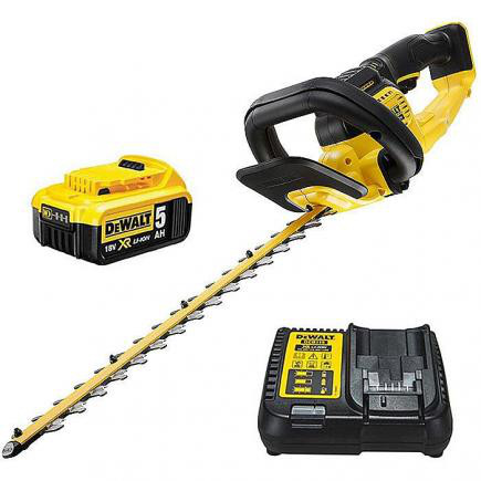 DeWALT DCMHT563P1 aku nůžky na živé ploty 18V LiIon 1x5