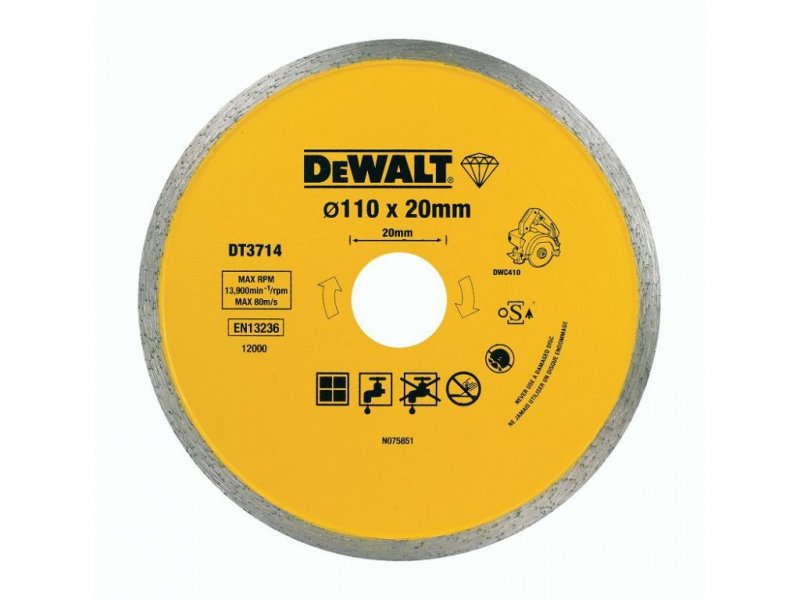 DeWALT DT3715 kotouč diamantový 110mm pro DWC410