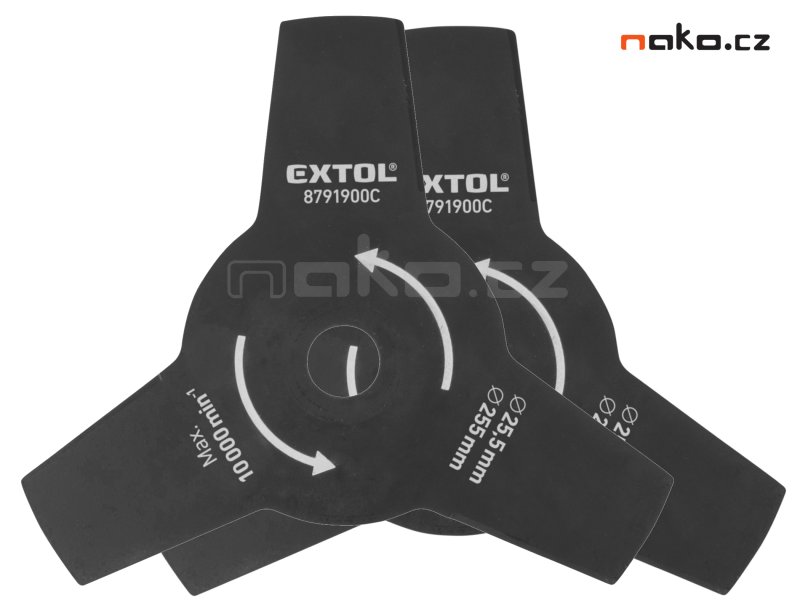 EXTOL INDUSTRIAL 8791900C nůž žací 3 zubý