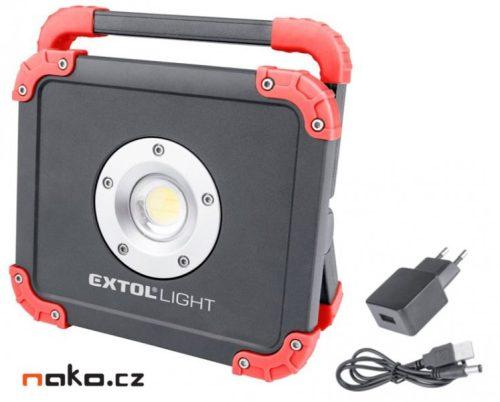 EXTOL LIGHT 43134 LED reflektor nabíjecí s powerbankou