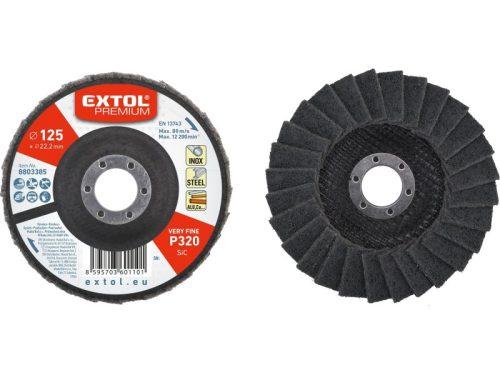 EXTOL PREMIUM 8803385 kotouč 125mm P320 lamelový šikmý z brusného karbidového rouna