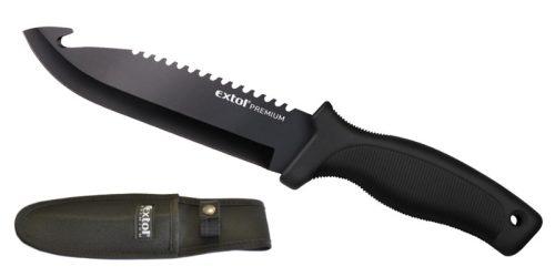 EXTOL PREMIUM lovecký nůž 270/150mm nerez s nylonovým pouzdrem 8855302