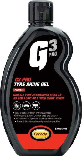 FARÉCLA G3 PRO TYRE SHINE GEL pro lesk pneumatik 500ml Finish 7213