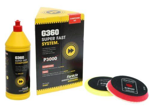 FARÉCLA KT3001 leštící set super Fast System Compound Kit G360