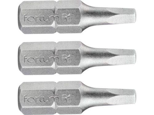 FORTUM-KITO 4741601 bit čtyřhran UNIQUADREX 1x25mm S2 - 3ks