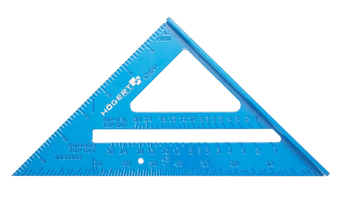 HOGERT HT4M215 tesařský trojúhelník víceúčelový 180mm