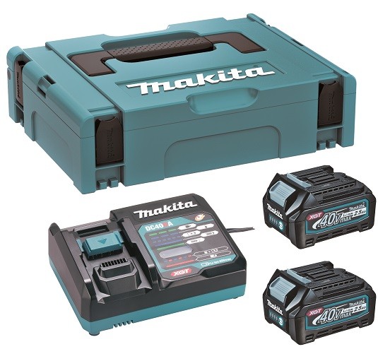 MAKITA 191J81-6 sada Li-ion XGT 40V 2ksBL4025+1ksDC40RA+1ksMakpac