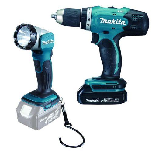 MAKITA DDF453SYEL aku šroubovák se svítilnou Li-Ion 18V/1.5Ah