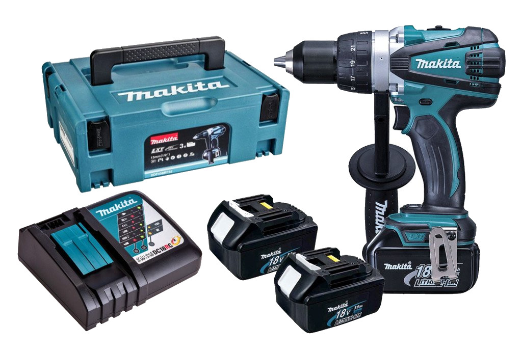 MAKITA DDF458RF3J aku vrtačka 18V/3Ah