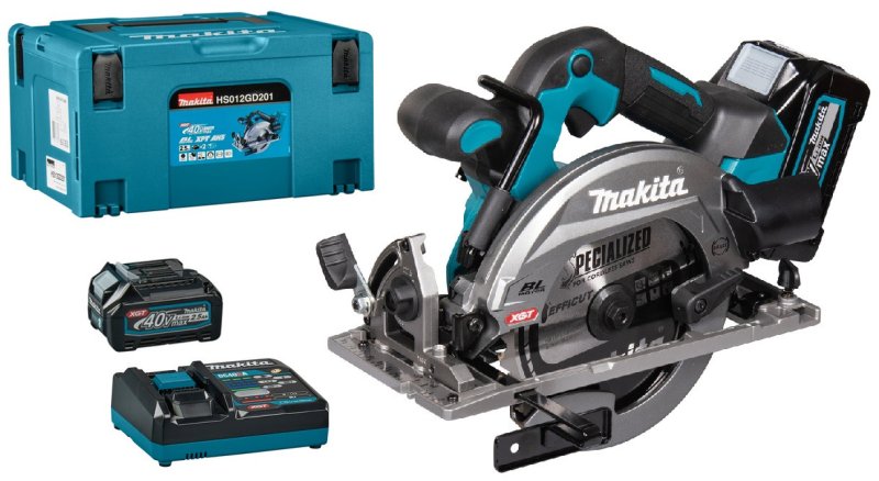 MAKITA HS012GD201 aku okružní pila 165mm Li-ion XGT 40V/2