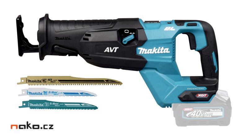 MAKITA JR002GZ aku pila ocaska s AVT Li-ion XGT 40V