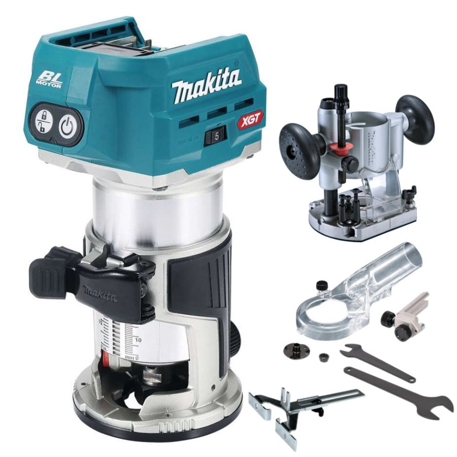 MAKITA RT001GZ17 aku kombinovaná frézka LiIon XGT 40V