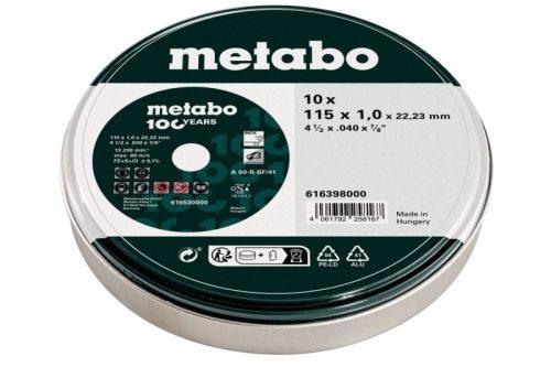 METABO 616398000 sada řezných kotoučů na NEREZ 115x1mm (10ks)