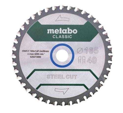 METABO 628273 pilový kotouč STEEL CUT – CLASSIC 165x20mm FZFA 4° Z40