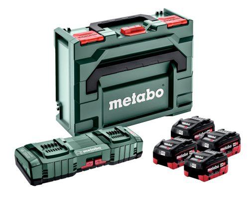 METABO Basic Set 18V LiHD (akumulátor 4x10Ah+nabíječka ASC 145 DUO+metaBOX) 685143000