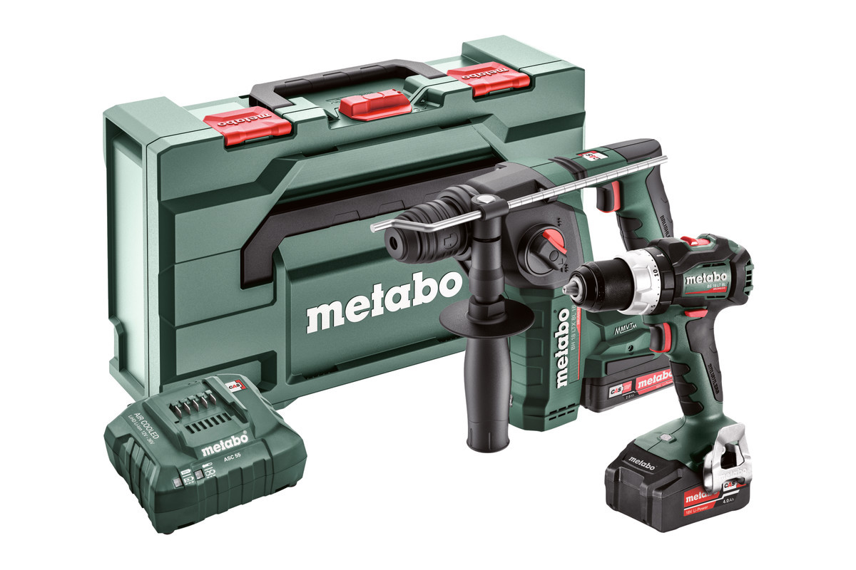 METABO Combo Set 2.5.2 aku vrtačka a kladivo BS 18 LT BL+BH 18 LTX BL 16