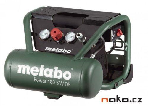 METABO Power 180-5 W OF přenosný bezolejový kompresor 601531000