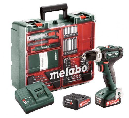 METABO PowerMaxx BS 12 Set Mobilní dílna aku vrtačka LiIon 12V 2x2Ah 601036870