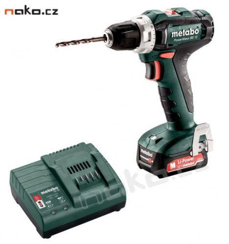 METABO PowerMaxx BS 12 aku vrtačka LiIon 12V 2Ah 601036000