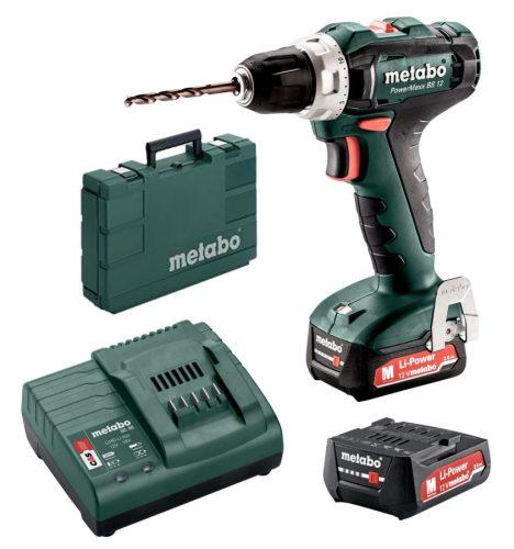 METABO PowerMaxx BS 12 aku vrtačka LiIon 2x2Ah 601036500