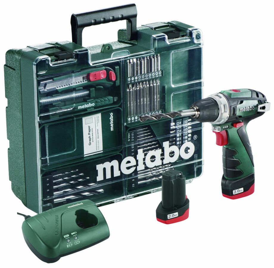 METABO PowerMaxx BS Basic SET mobilní dílna 10