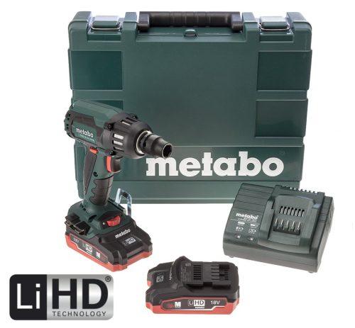 METABO SSW 18 LTX 400 BL aku rázový utahovák 2x4.0Ah LiHD 602205800