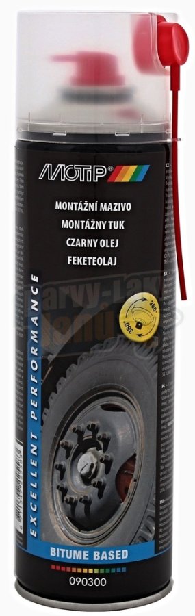 MOTIP černý tuk montážní mazivo 500ml 090300